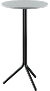 Black Poseidon Bar Table